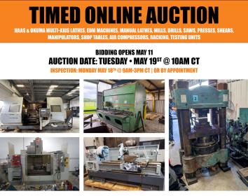 CLOSED - Fabrication Machining Equipment & Industrial Surplus Auction - Houston Texas