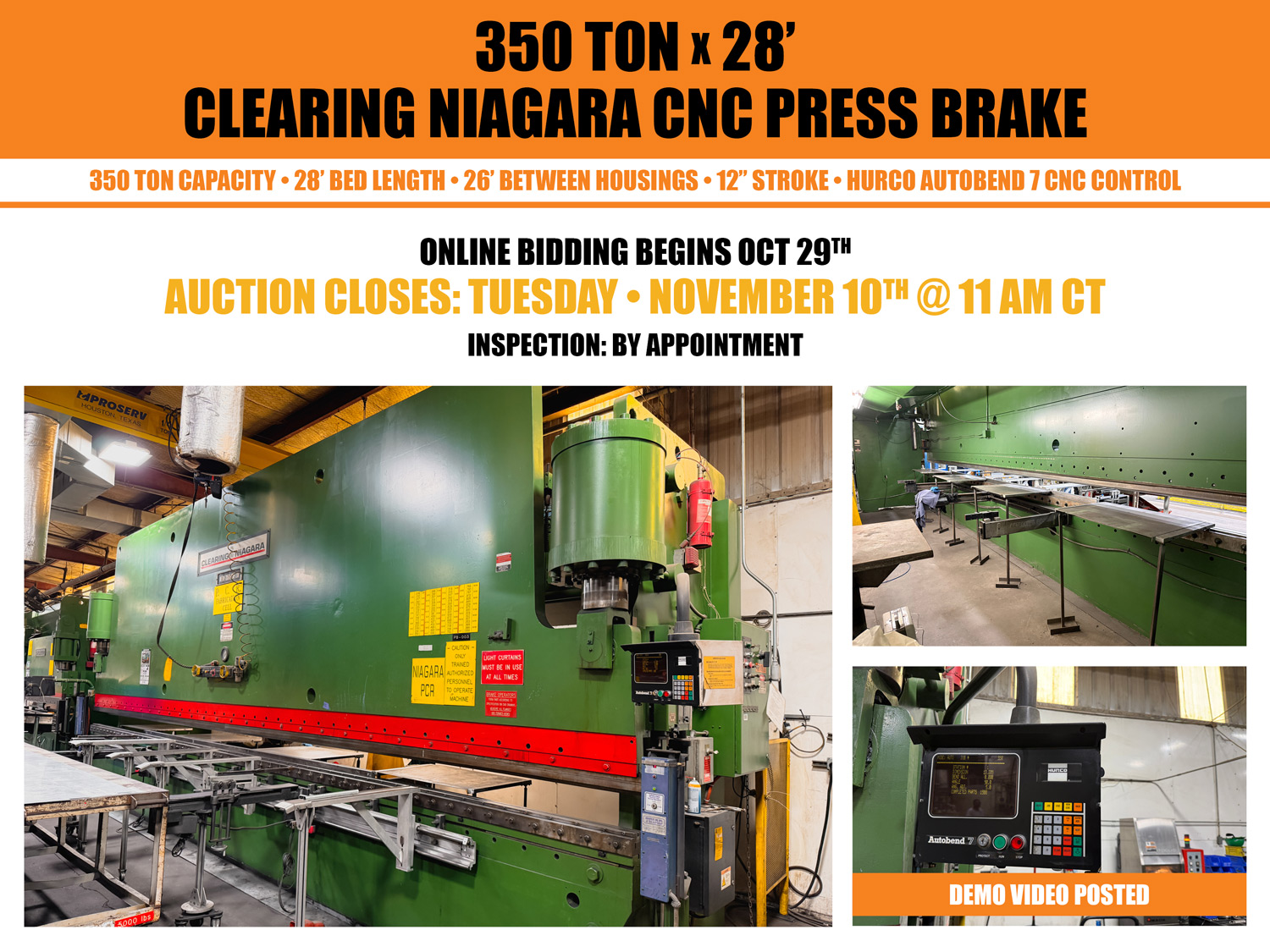 Industrial Giant: Clearing Niagara 350-Ton Press Brake
