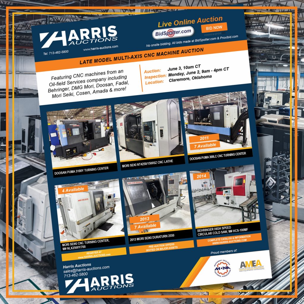 Late Model Multi-Axis CNC Machine Auction